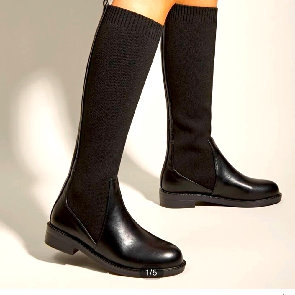 Minimalist Knee Boots